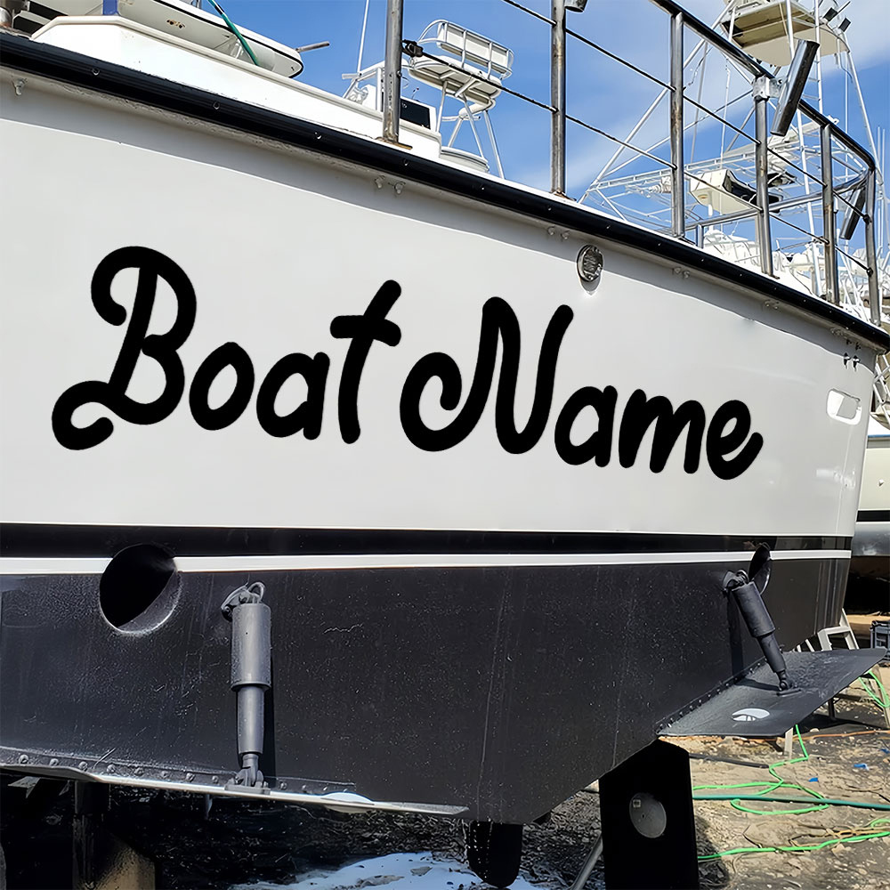 Fishing Boat Oar - 1 Buah Stiker Perahu Kustom Tahan